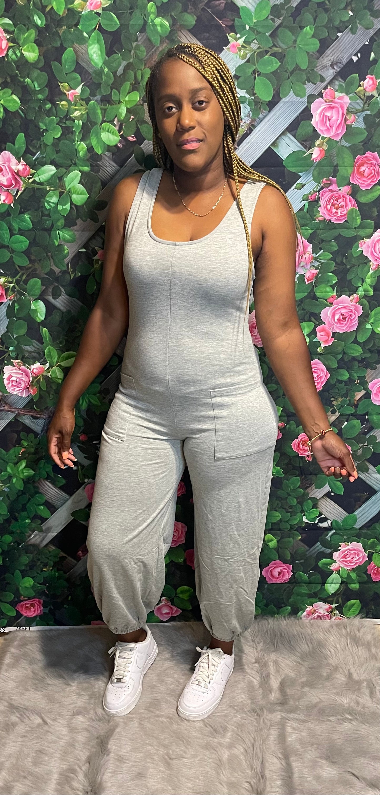 In my Pocket Jumpsuit (Heather Gray)