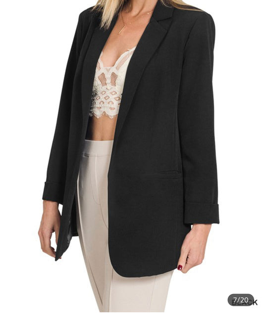 Boss Babe Blazer Black